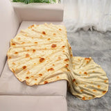 goobingoo Giant Burrito Blanket - Ultra-Soft Flannel Tortilla Throw Blanket for Kids and Adults