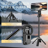 Magnetic Bluetooth Selfie Stick Tripod Extendable Phone Holder