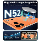 goobingoo Magnetic Slim Frameless iPhone Case - Ultra Thin Matte Shockproof Armor Cover with N52 MagSafe Ring