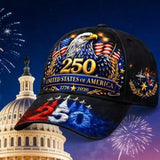 goobingoo 250th Anniversary Patriotic USA Eagle Cap - 1776-2026 Commemorative Baseball Hat