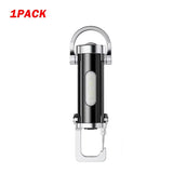 Mini COB LED Keychain Flashlight — USB Rechargeable, Waterproof EDC Light