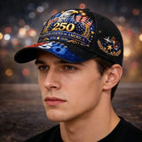 goobingoo 250th Anniversary Patriotic USA Eagle Cap - 1776-2026 Commemorative Baseball Hat