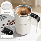 Automatic Self Stirring Mug Rechargeable Coffee Mixer Cup Stainless Steel