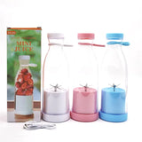 Portable Blender 420ml USB Rechargeable Juicer Cup with 6 Blades