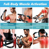 Adjustable Resistance Twister Arm & Chest Trainer - Portable Home/Office Workout