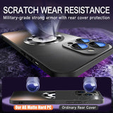 goobingoo Luxury Aluminum Metal Case - Magnetic Shockproof Matte Cover for iPhone