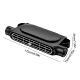 goobingoo Portable Car Seat Fan - USB Powered 3-Speed Headrest Cooling Fan for Front & Rear Passengers