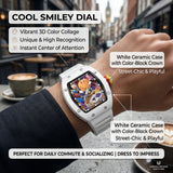 goobingoo Creative Astronaut Tonneau Sports Watch - Luxury Space Cartoon Quartz Timepiece