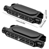 goobingoo Portable Car Seat Fan - USB Powered 3-Speed Headrest Cooling Fan for Front & Rear Passengers