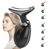 LED Face & Neck Massager 3/7 Color Light Beauty Device
