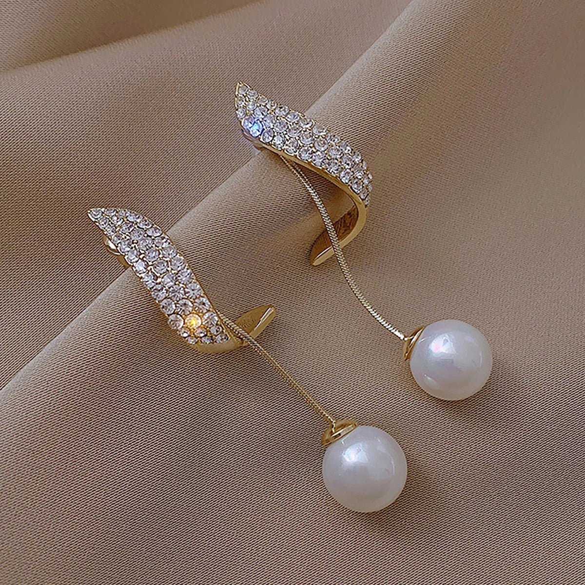 Long Tassel Statement Earrings Irregular Fashion Jewelry