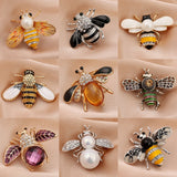 Pearl Bee Brooch Elegant Luxury Statement Pin