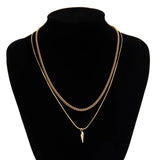 Men’s Punk Snake Chain Necklace Set Stainless Steel Cuban Choker