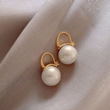 Bow Pearl Stud Earrings Elegant Diamond Accent Jewelry