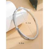Crystal Bangle Bracelet — Elegant Daily Wear for Women