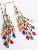 Bohemian Tassel Bead Earrings — Vintage Vacation Drop Earrings