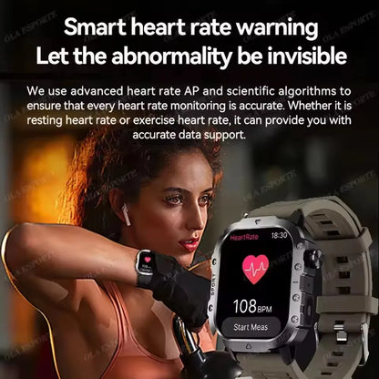 goobingoo 2026 Military Grade Tactical Smart Watch goobingoo