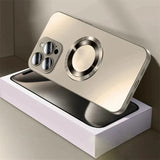 goobingoo Luxury Aluminum Metal Case - Magnetic Shockproof Matte Cover for iPhone