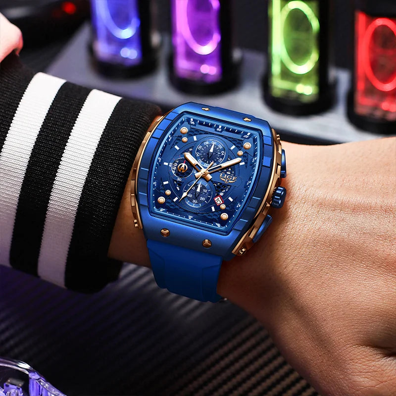 2026 LIGE Top Brand Luxury Watches Men Sport Waterproof Quartz Mens Watch Military Luminous Dive Wristwatch Male Reloj Homre goobingoo