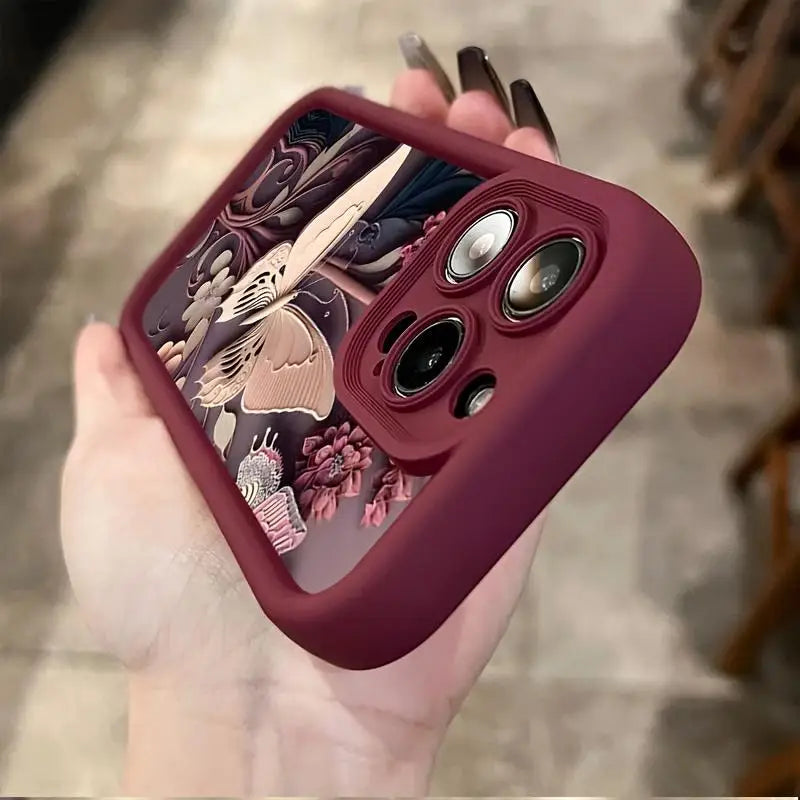 goobingoo Apparel, oil painting iPhone case, flower phone cover, luxury iPhone bumper, protective smartphone shell, artistic floral case, shockproof TPU cover, floral print iPhone case, retro art phone case, premium camera pr goobingoo