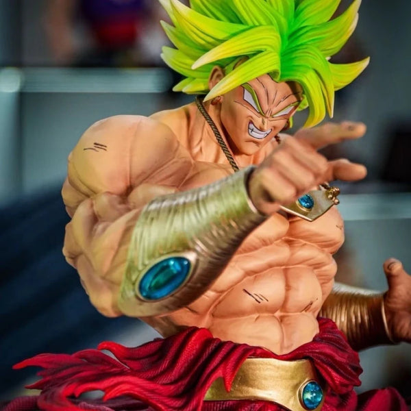 Broly SSJ3 Anime Figure 27cm – Super Saiyan PVC Collectible Statue goobingoo