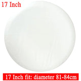 14-17" Universal Spare Tire Cover PVC PU Black White Protector Bag Pouch for Car