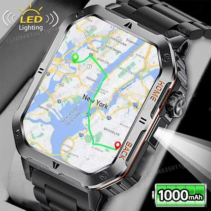 goobingoo 2026 Military Grade Tactical Smart Watch goobingoo