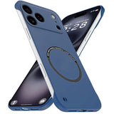 goobingoo Magnetic Slim Frameless iPhone Case - Ultra Thin Matte Shockproof Armor Cover with N52 MagSafe Ring