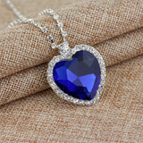Heart of the Ocean Necklace — Crystal Pendant Inspired by Classic Cinema
