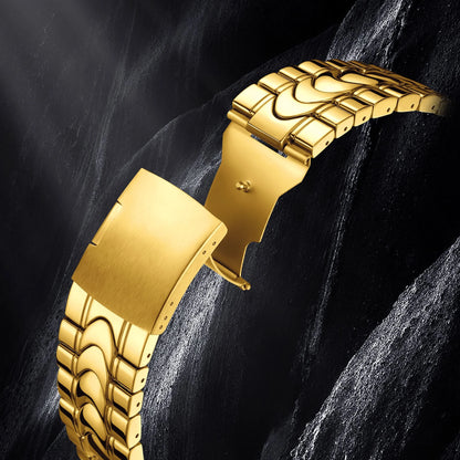 The Bold Gold & Crimson Red Watch That Instantly Upgrades Your Fit goobingoo