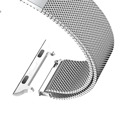goobingoo, milanese loop, magnetic watch band, stainless steel mesh strap, smartwatch replacement band, magnetic mesh wristband, adjustable watch strap, universal watch band, metal sport strap goobingoo