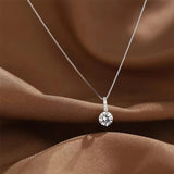 Simple Shiny Alloy Necklace Minimalist Everyday Jewelry