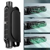 goobingoo Portable Car Seat Fan - USB Powered 3-Speed Headrest Cooling Fan for Front & Rear Passengers