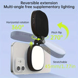 Magnetic Selfie Mirror Fill Light with 3 Color LED Modes