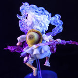 10cm Anime Pirate Figure – White Hair Style PVC Collectible Mini Statue
