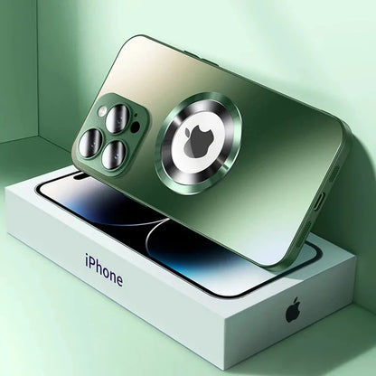 Luxury Matte Magnetic MagSafe Case for iPhone – Shockproof Slim Cover goobingoo