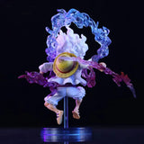 10cm Anime Pirate Figure – White Hair Style PVC Collectible Mini Statue