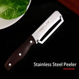 Premium Stainless Steel Multipurpose Peeler – Sharp Blade Sugarcane & Pineapple Cutter (1 or 2 Pieces)