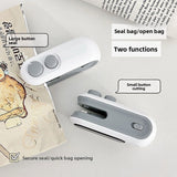 goobingoo 2-in-1 Mini Bag Sealer and Cutter - Rechargeable Portable Heat Sealer