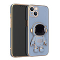 3D Astronaut Anti-Drop Phone Case with Electroplated Stand My Store