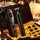 Men’s Cordless Hair Clipper Kit – USB Rechargeable Electric Barber Tools for Home & Travel