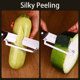 Premium Stainless Steel Multipurpose Peeler – Sharp Blade Sugarcane & Pineapple Cutter (1 or 2 Pieces)