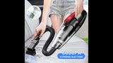 6000PA Cordless Car Vacuum Cleaner – Handheld Portable with 2000mAh Battery & 5 Accessories