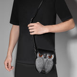 Punk Style Women’s Shoulder Crossbody Bag – Snake Print Anchor & Eagle Bold Fashion Tote Clutch