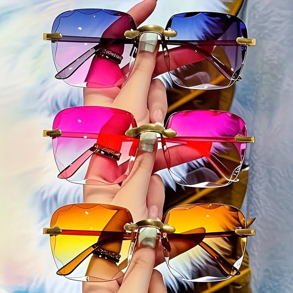 3-piece glass frame set with reflective, anti-reflection design. Trendy and eye-catching décor for home, office, or gifting – stylish and still-cool. goobingoo