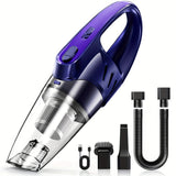 6000PA Cordless Car Vacuum Cleaner – Handheld Portable with 2000mAh Battery & 5 Accessories