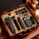 Men’s Cordless Hair Clipper Kit – USB Rechargeable Electric Barber Tools for Home & Travel