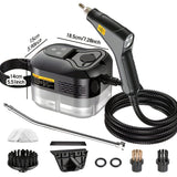 High Pressure Handheld Steam Cleaner – 35pcs Accessory Set for Kitchen, Sofa & Appliances