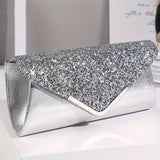 Sequin Evening Clutch & Jewelry Set - 4pc