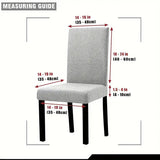 2/4/6pcs Abstract Rainbow Stretch Dining Chair Covers – Colorful Printed Polyester Slipcovers, Elastic & Machine Washable for Home, Hotel & Events